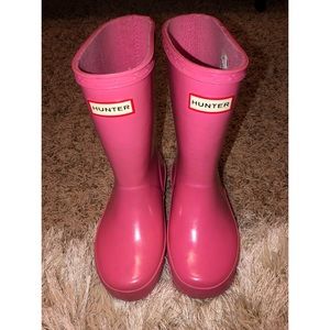 Hot Pink Hunter Boots!
